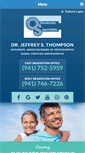 Mobile Screenshot of drjeffreysthompson.com