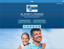 Tablet Screenshot of drjeffreysthompson.com